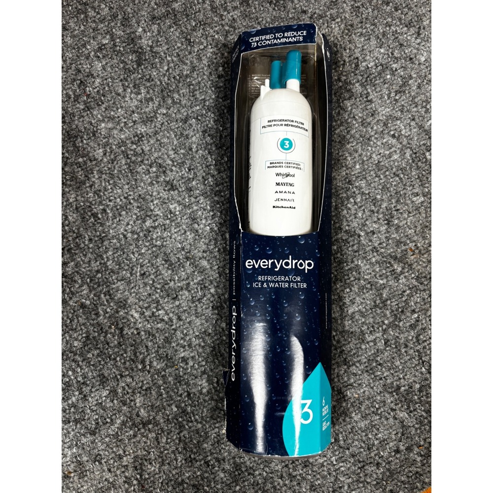 Everydrop Refrigerator Water‎ Filter 3 EDR3RXD1 Whirlpool Maytag KitchenAid New